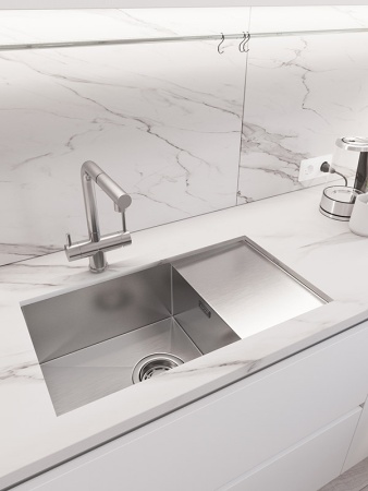 картинка Мойка EMAR 124, покрытие PVD, цвет сатин от магазина SEFI