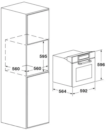 картинка Духовой шкаф Fulgor Milano FCLO 6215 TEM BK от магазина SEFI