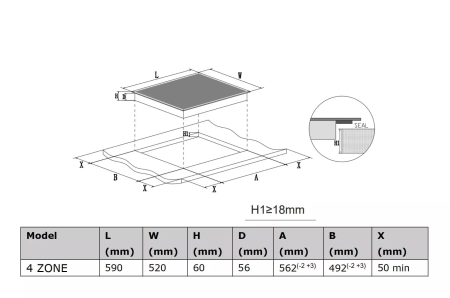 картинка Индукционная варочная панель HAIER HHY-Y64TVTW от магазина SEFI