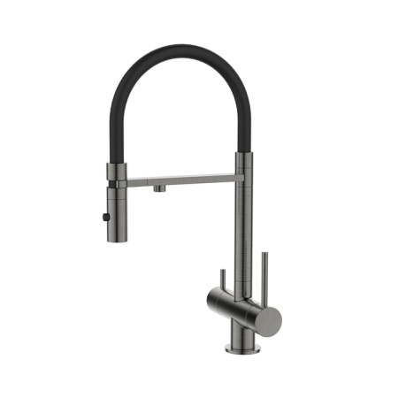 картинка Смеситель для кухни с фильтром и гибким изливом, графит, Ace, IDDIS, ACEGMFFi05 от магазина SEFI