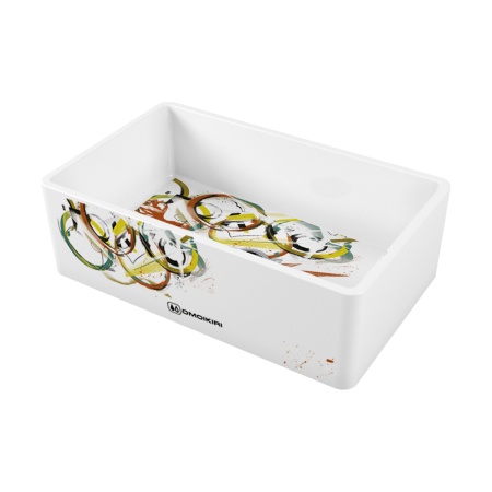 картинка Omoikiri Mikura 76-Tokyo 3 Natceramic/белый от магазина SEFI