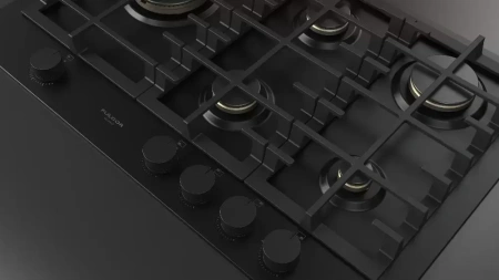 картинка Газовая варочная панель Fulgor Milano FUH 755 G DWK MBK от магазина SEFI