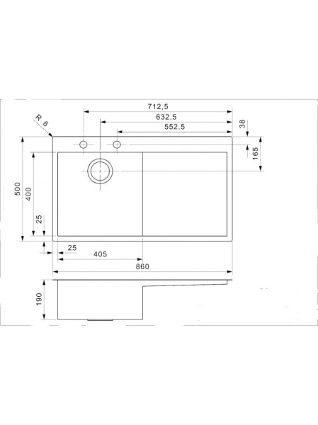 картинка Мойка Reginox Ontario L 10 Left lux от магазина SEFI