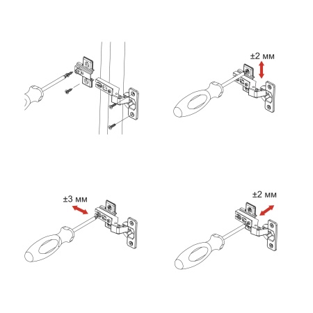 картинка Петля угловая 30° с пружиной 45мм h2 slide-on AKS от магазина SEFI