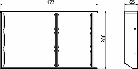 картинка Вкладыш 30/500 шуфлядный металлический Organizer нержавеющая сталь (473*280*65) AKS магазин SEFI являющийся официальным дистрибьютором в России  картинка Вкладыш 30/500 шуфлядный металлический Organizer нержавеющая сталь (473*280*65) AKS от магазина SEFI