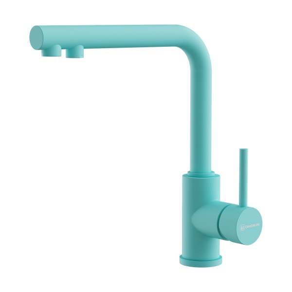 картинка Смеситель Omoikiri Nakagawa 2 Plus-AZ латунь/azur blue от магазина SEFI