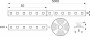 картинка Лента светодиодная - 9,6W/m, 24V, 8мм, 2835, 120 д/м, IP20, теплый белый (3000K) - 5м, AKS от магазина SEFI