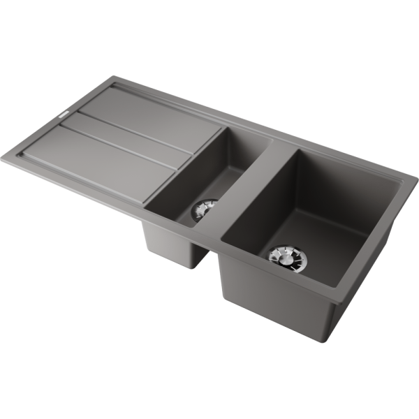 картинка Мойка Omoikiri Kitagawa 100-2-GR Artceramic/leningrad grey от магазина SEFI