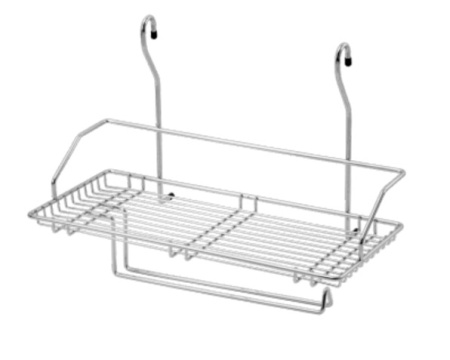 картинка Корзина на трубу d16 одинарная+бумага CWJ220 хром AKS от магазина SEFI