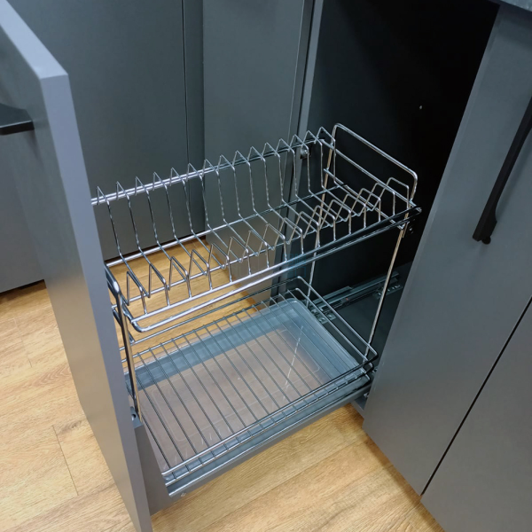 картинка Сушка GLORIA, выдвижной фасад 300 мм, хром магазин SEFI являющийся официальным дистрибьютором в России  картинка Сушка GLORIA, выдвижной фасад 300 мм, хром от магазина SEFI