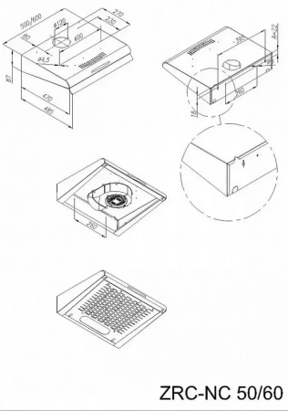 картинка Вытяжка MAUNFELD MPA 50 черный от магазина SEFI