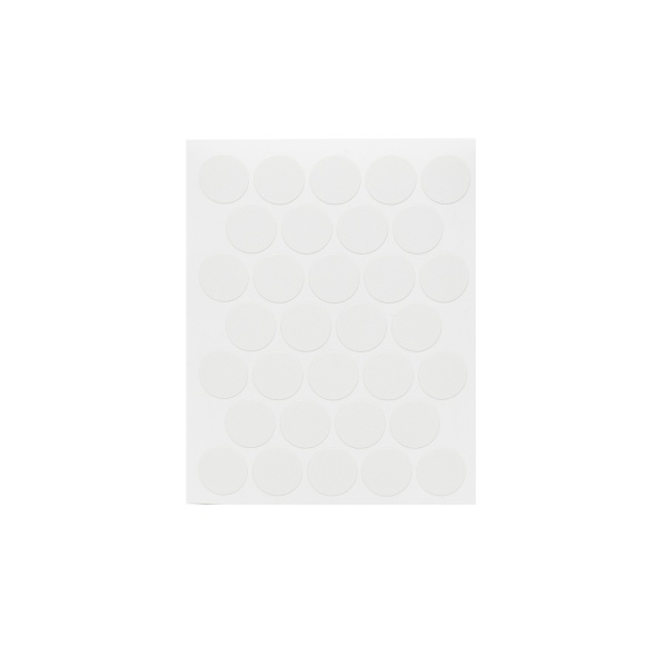 картинка Заглушка самоприлипающая к эксцентрику белый шагрень (PC 2504) (1л=32шт) Pacific от магазина SEFI