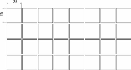 картинка Подкладка самоприлипающая фетровая 25х25мм (1лист-36шт) белая AKS от магазина SEFI