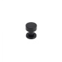 картинка Ручка меб. кнопка мет. FISHKA черный матовый, AKS от магазина SEFI