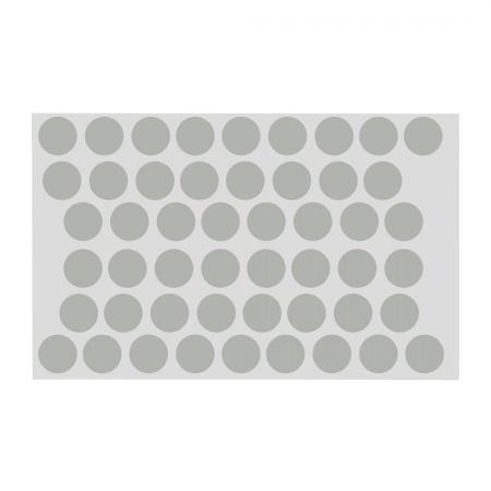 картинка Заглушка самоприлипающая к конфирматам серый цвет (171) AKS (лист-50шт.) от магазина SEFI