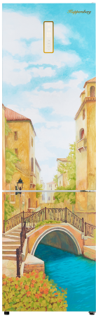 картинка Холодильник арт серии Kuppersberg NFM 200 CG серия Венеция с розами от магазина SEFI