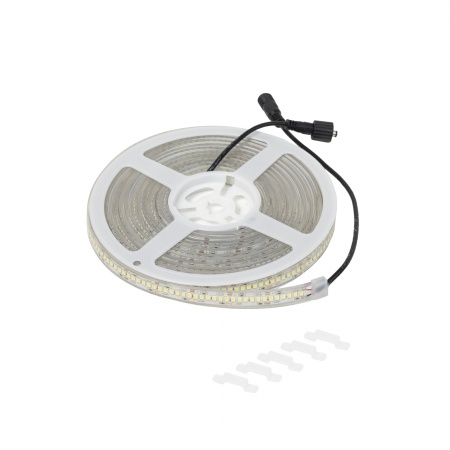картинка Лента светодиодная термостойкая, подводная - 14,4W/m, 24V, 13мм, 2835, 240 д/м, IP68, холодный белый (6000К), 5м, AKS от магазина SEFI