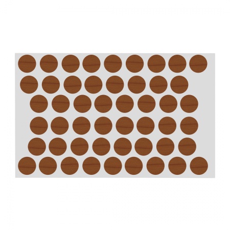 картинка Заглушка самоприлипающая к конфирматам вишня оксфорд (42) AKS (лист-50шт.) от магазина SEFI