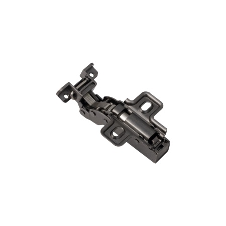 картинка Петля д/алюм.рамки Z-1 полунакладная с доводчиком h0 clip-on AKS PLUS черная (саморезы, заглушки) от магазина SEFI