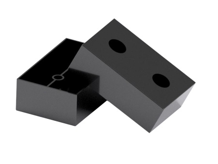 картинка Опора меб. пласт. 60х40х20 чёрный РП от магазина SEFI