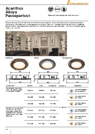 картинка Светильник светодиодный Acanthus Set 3 3.40Вт, 230/12В, свет теплый, кабель античное золото от магазина SEFI