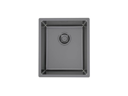 картинка Мойка ALVEUS KOMBINO 20 MONARCH ANTHRACITE SAT-90 500X400X195 U в комплекте с выпуском без сифона от магазина SEFI