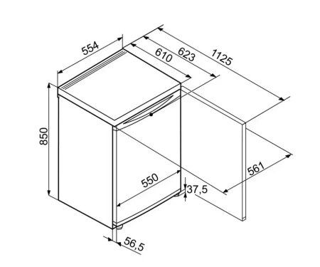картинка Холодильник Liebherr T 1504 от магазина SEFI