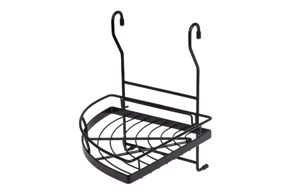 картинка Корзина на трубу d16 угловая одинарная CWJ101 черная AKS от магазина SEFI