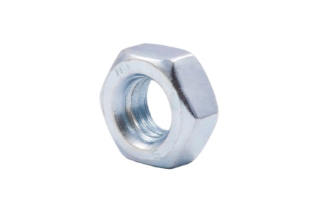 картинка Гайка шестигранная М6 белый цинк (1кг=490шт) AKS от магазина SEFI