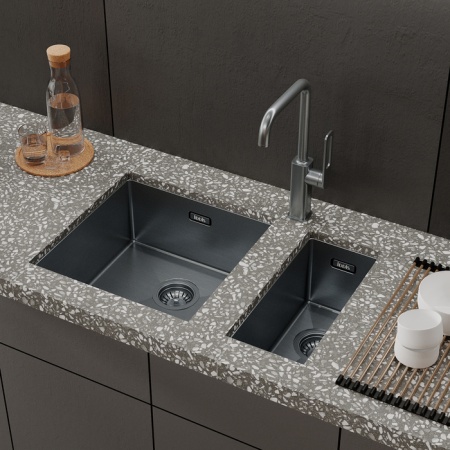 картинка Мойка, нерж. сталь, универсального монтажа, графит, 210*440,  Edifice, IDDIS, EDI21G0i77 от магазина SEFI