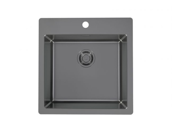 картинка Мойка Alveus WAVE 30 черный 760X5001+1/2, в компл.с сиф.1077134, от магазина SEFI