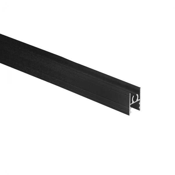 картинка Профиль алюминиевый SENATOR черный муар горизонт верхн. L-6000 мм АЛЮТЕХ от магазина SEFI