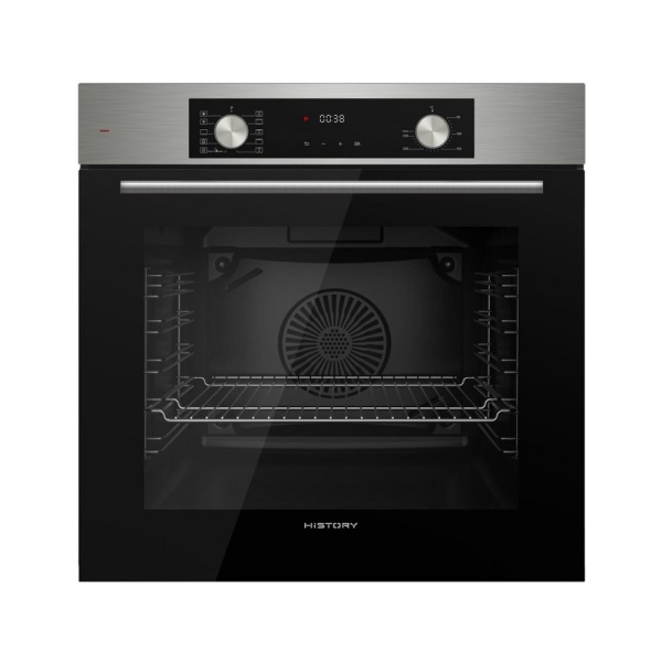 картинка Духовой шкаф HiSTORY OE7710B.FIX, черный кристалл INOX от магазина SEFI
