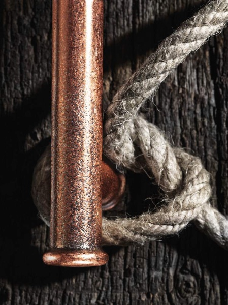 картинка Мебельная ручка Union Knopf винтажное железо (состар.медь) от магазина SEFI