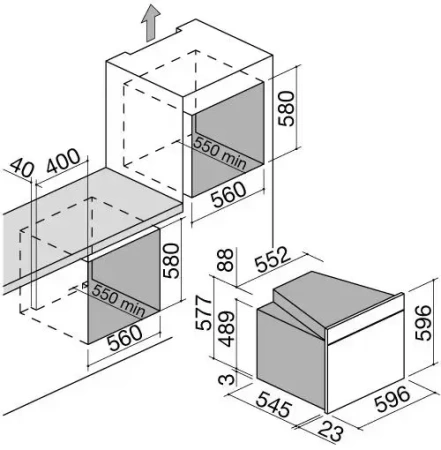 картинка Духовой шкаф Barazza 1FEVTP от магазина SEFI