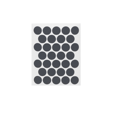 картинка Заглушка самоприлипающая к эксцентрику антрацит (PC 2548) (1л=32шт) Pacific от магазина SEFI