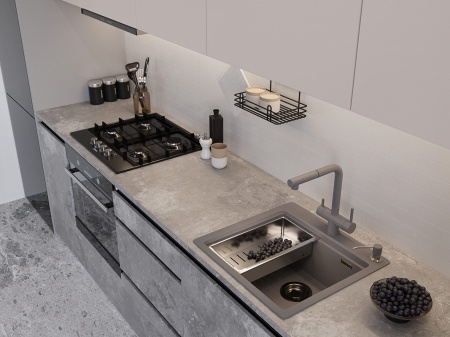 картинка Мойка EMAR EMQ-1520.Q, цвет Алмаз от магазина SEFI