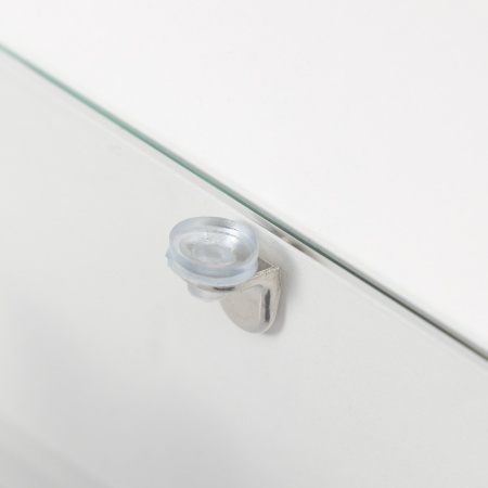 картинка Полкодержатель для стекла мет. SEKURA 0.8 никель (1уп.=1тыс.шт) AKS магазин SEFI являющийся официальным дистрибьютором в России  картинка Полкодержатель для стекла мет. SEKURA 0.8 никель (1уп.=1тыс.шт) AKS от магазина SEFI