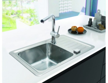 картинка Мойка GALEO 30 SAT 90 FI 860X500 в комплекте с сифоном 1127251, от магазина SEFI