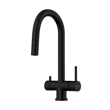 картинка Смеситель Omoikiri Akita-S-GB латунь/графит от магазина SEFI