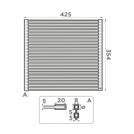 картинка Ролл-мат ROLL-02-IN нерж.сталь/черный от магазина SEFI