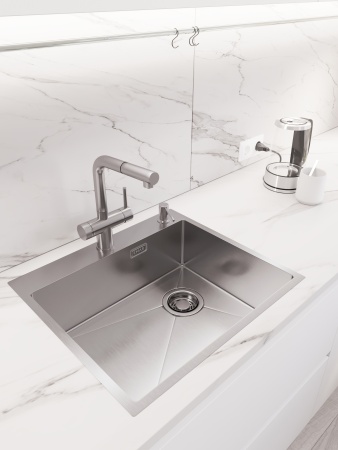 картинка Мойка EMB-560(TOP), цвет сатин от магазина SEFI