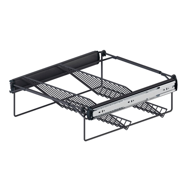 картинка Держатель выдвижной для обуви телескопический 540-700 мм, цвет - коричневый от магазина SEFI