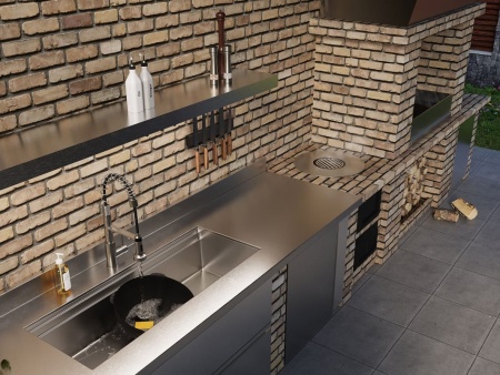 картинка Мойка EMB-111, цвет сатин от магазина SEFI