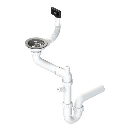 картинка Одинарный Сифон для мойки Alveus FI 114 c горизонтальным переливом ECO, NEW, магазин SEFI являющийся официальным дистрибьютором в России  картинка Одинарный Сифон для мойки Alveus FI 114 c горизонтальным переливом ECO, NEW, от магазина SEFI