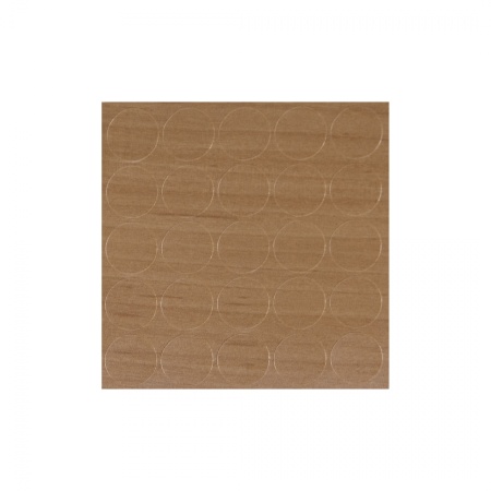 картинка Заглушка самоприлипающая к эксцентрику ольха (20933) FOLMAG (лист-28шт.) от магазина SEFI