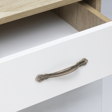 картинка Ручка меб. скоба мет. WERON 128 античная латунь, AKS от магазина SEFI