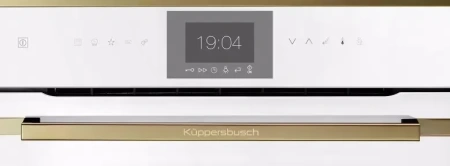картинка Компактный духовой шкаф с микроволнами Kuppersbusch CBM 6550.0 W4 Gold от магазина SEFI