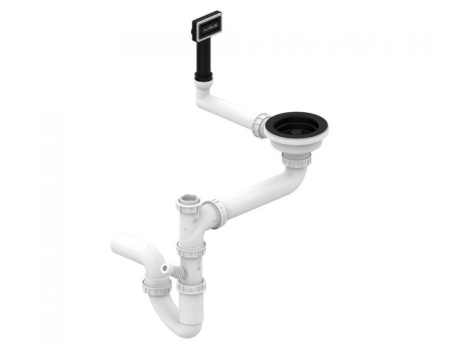 картинка Выпуск с сифоном 3 1/2 BLACK EDITION черный матовый от магазина SEFI