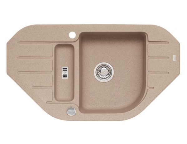 картинка Мойка ALVEUS NIAGARA 60 GRANITAL BEIGE-G55  900x500x160;1X с сифоном 1105297, от магазина SEFI